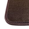 Tapis LEBARON CHRYSLER - 2 Avants + 1 arriere Marron - Offre ETILE: Tuft et ganse textile